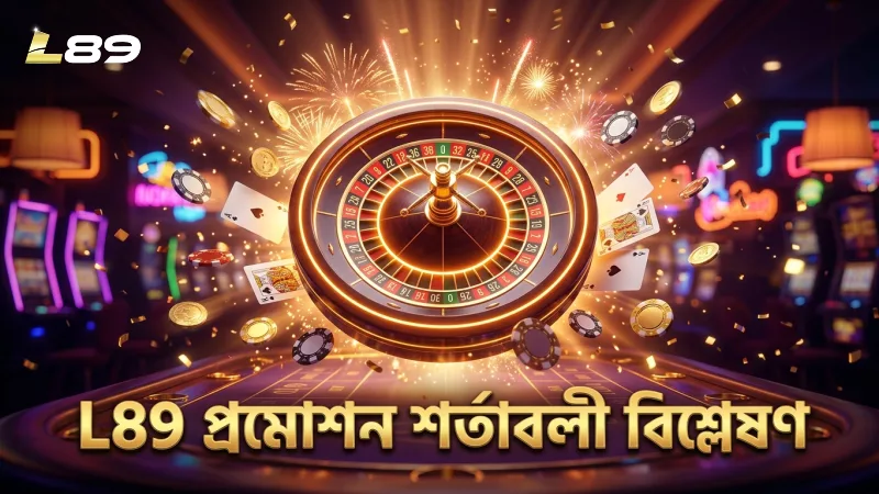 L89 প্রমোশন শর্তাবলী বিশ্লেষণ করে বোনাস সুবিধা পাওয়ার উপায়।