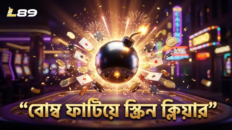 বোম্ব ফাটিয়ে স্ক্রিন দ্রুত ক্লিয়ার করার কৌশল