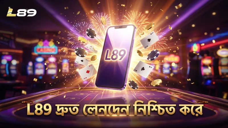 L89 অনলাইন ক্যাসিনো দ্রুত লেনদেনের জন্য পরিচিত।