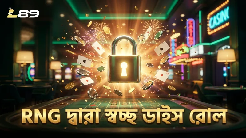 ডাইস রোলিং প্রক্রিয়ায় স্বচ্ছতা বজায় রাখতে RNG ব্যবহৃত হয়